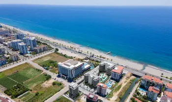 Beachfront luxury apartments in Kestel Alanya